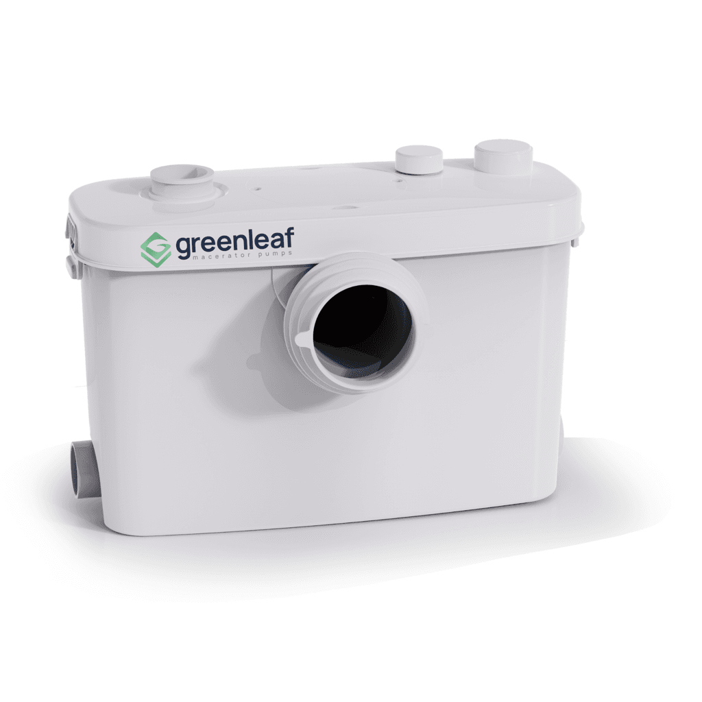 Flow 400 macerator pump - SlimLine for Ensuites, tight spaces and behind-the-toilet installs
